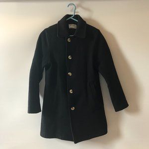 American Apparel Black wool coat Unisex